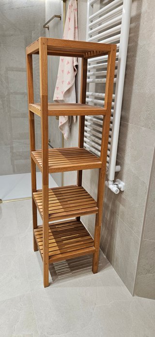 Lote Muebles Baño Madera y Acero