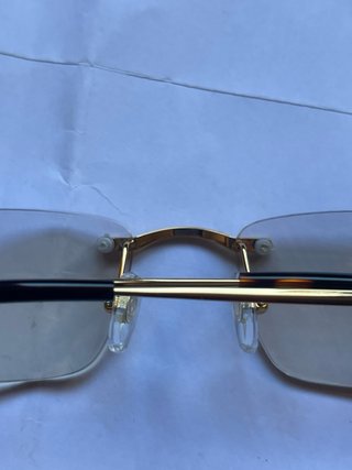 Gafas Cartier Doradas y Marrones