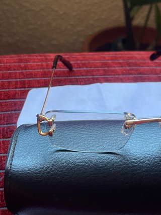 Gafas Cartier Doradas y Marrones