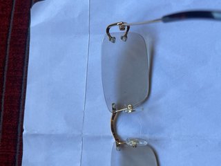 Gafas Cartier Doradas y Marrones