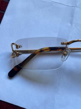 Gafas Cartier Doradas y Marrones