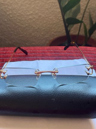 Gafas Cartier Doradas y Marrones