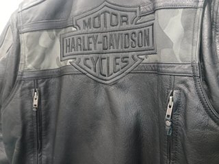 Chaqueta Harley-Davidson Negra Camuflaje