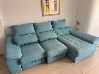 Sofá chaise longue reclinable y extensible