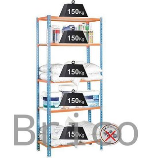 Estantería Metálica 1800x900x500 mm - 750 Kg