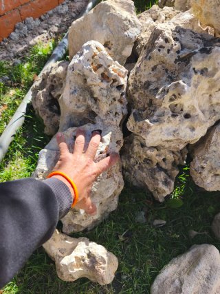 Rocalla para jardín y patio