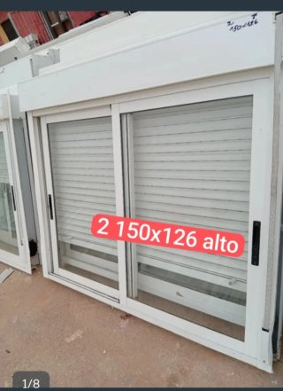 Puerta exterior blanca 89x210
