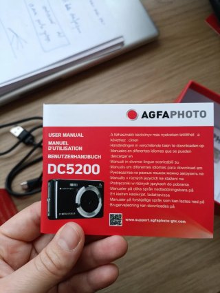 Cámara de fotos rosa