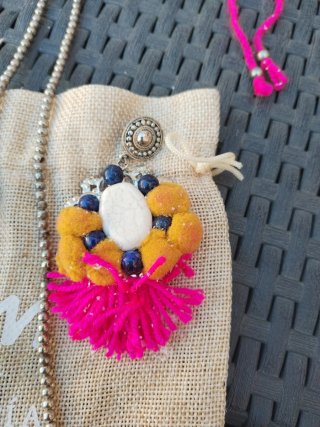 Conjunto collar y pendientes verano