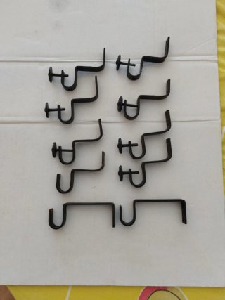 10 Soportes Rústicos para Cortinas