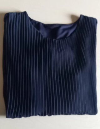 Blusa elegante blu