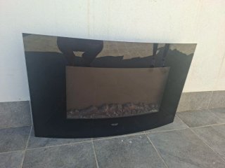 Chimenea Eléctrica Cecotec Negra
