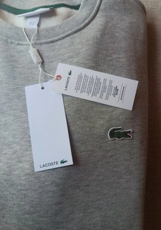 Jersey Lacoste Gris Talla L