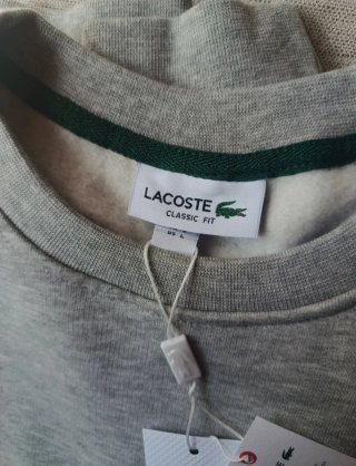 Jersey Lacoste Gris Talla L
