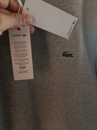 Jersey Lacoste Gris Talla L