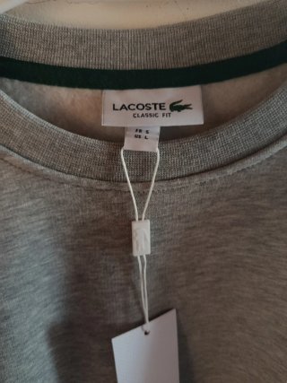 Jersey Lacoste Gris Talla L