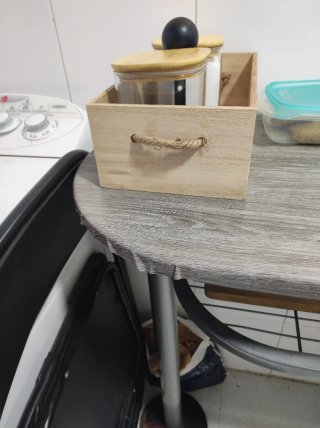Mesa auxiliar cocina metal madera
