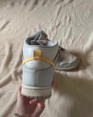 Nike Dunk High Grigio Bianco Giallo 39