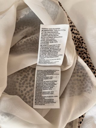 Vestido H&M animal print Talla 36