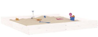 Arenero per bambini in legno massello - Nuovo