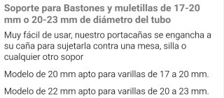 Soporte para bastones y muletas