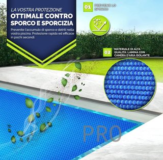 Copertura Solare tillvex per Piscine Rotonde Ø 305 cm