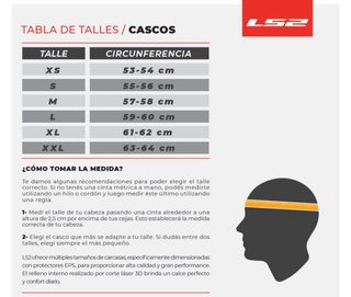 Casco LS2 Talla S (55,56)