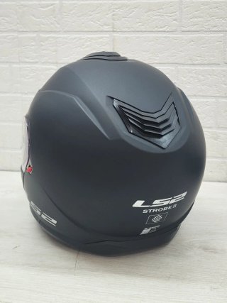 Casco Moto Modular LS2 Strobe II Negro Mate XL