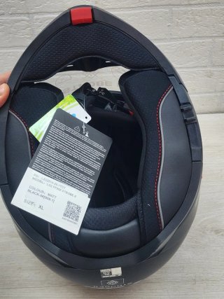 Casco Moto Modular LS2 Strobe II Negro Mate XL