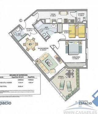 Piso en venta en San Luis en Almería