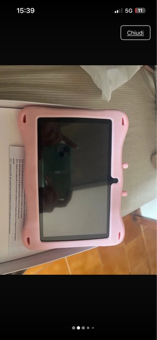 Tablet per bambine con cover protettiva