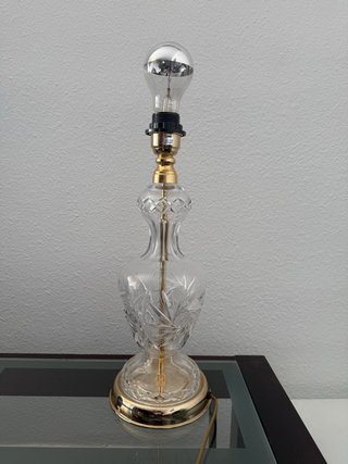 Lámpara vintage estilo cristal Bohemia años 70/80