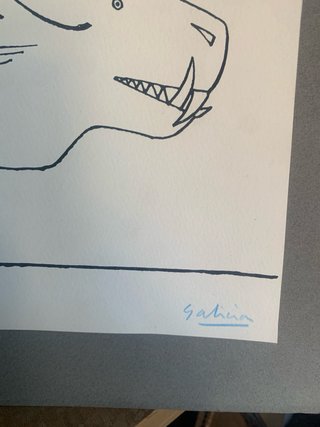 Litografía, original firmada