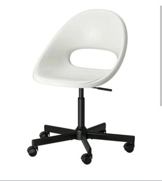 Tre sedie IKEA MALSKÄR beige e nere