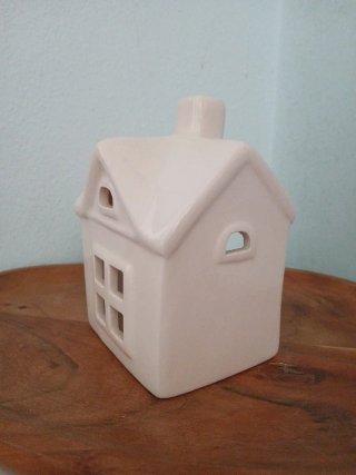 Casetta Portacandele in Ceramica