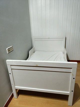 Cama infantil SUNDVIK IKEA blanca