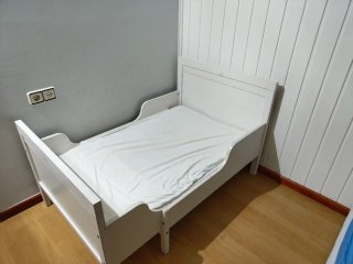 Cama infantil SUNDVIK IKEA blanca