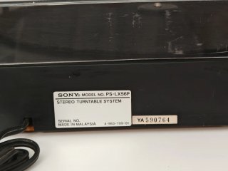 Giradischi Sony PS-LX56P Nero
