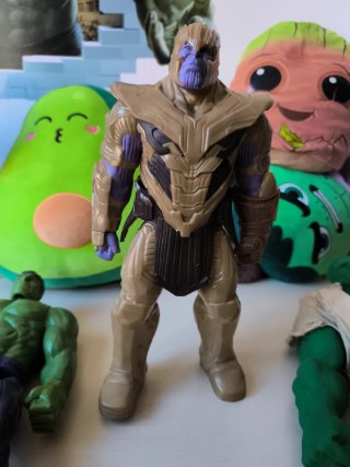 Figuras Marvel: Spiderman, Iron Man, Hulk, Thanos
