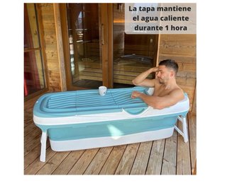 Bañera Plegable XXL CRS Azul/Blanco