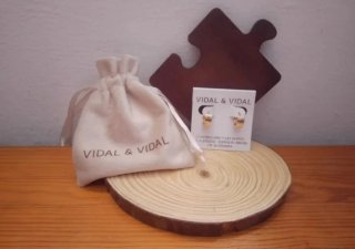 Pendientes Aro Vidal&Vidal Chapados Oro