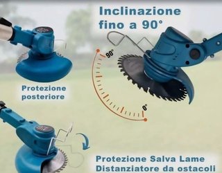 Decespugliatore STARLINXI 800W 2 Batterie