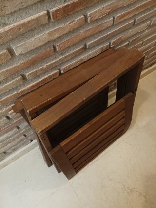 Sedia NÄMMARÖ IKEA da esterno in legno marrone