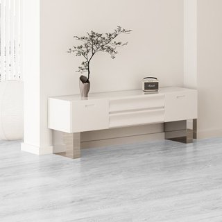Baldosas de Vinilo Interconectables 1220 X 185 mm, 10 Baldosas de 5.5mm de Grosor que se Encajan, Suelo de Grano de Madera Gris Claro para DIY en Cocina, Comedor, Dormitorios y Baños, Fácil para D...