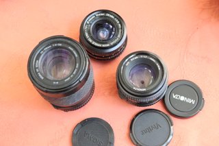 Minolta X300-S 35mm + 3 objetivos