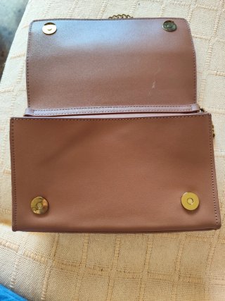 Borsa Moschino Marrone e Oro