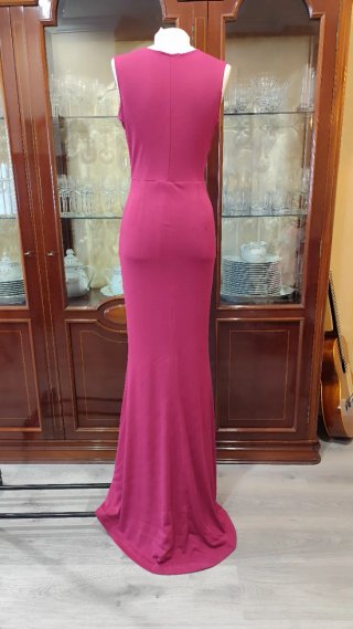 Vestido de fiesta largo buganvilla