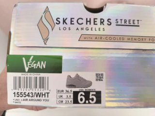 Zapatillas Skechers Street Blancas