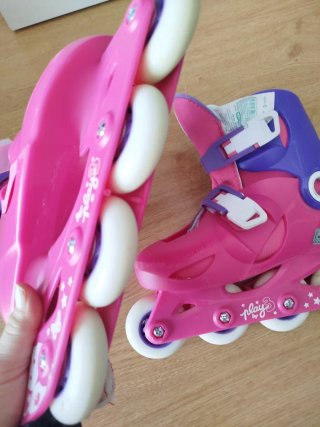 Patines Oxelo rosas talla 30-32