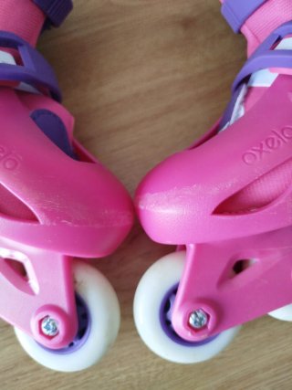 Patines Oxelo rosas talla 30-32